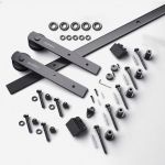 Sliding Barn Door System Kit - Premium 2M Track And Hardware Set