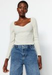 Shimmer Detail Sweater - Grey