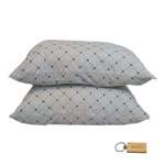 Comfort Smte Luxurious Standard Pillow Sleep Better Live Better Set Of 2 With Keychain