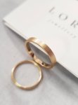 Goldair Gold Flat-shaped Gents Band - XL UK Ring Size X+ To Z+2 10K White Gold 4.5MM Width