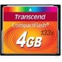 Transcend 133X Compact Flash Memory Card 4GB