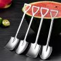 Stainless Steel Shovel Spoon Set: Perfect For Serving Fruits And Desserts