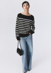 Fine-knit Jumper - Black Multi