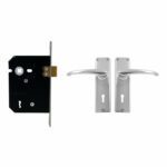 Sanlic Union Gower Lockset - Chrome Plated - 2