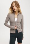Cotton On Active Core Zip Through Long Sleeve - All Spice