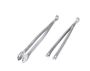 - Set Of 2 Vegetable Tongs - Grey