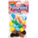 24 Pcs Assorted 20MM Pom Poms