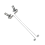 Toshiba Satellite Laptop Hinges 25CM M900 M910 U500 U505 Compatible Left + Right