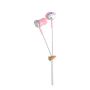 Vq Intelligent Jewellery In Ear Earphones Headphones - Pink White Rabbit