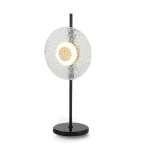 Aura Metal And Glass LED Table Lamp Black