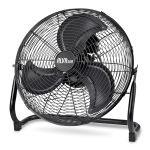 Alva Floor Fan Matt Black 40CM