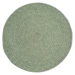 Habitat Braided Round Placemat Green Width: 39CM