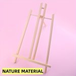 Motarro 39.88CM Beechwood Tripod Easel - Portable A-frame For Artists Classroom & Outdoor Use Ideal For Displaying Art & Photos