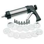 Stainless Steel Manual Cookie Press And Icing Maker Machine Gun