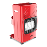 Alva 3PANEL Luxurious Red Gas Heater - Livingstones Garden & Home
