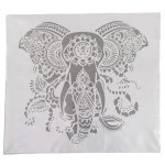 Plastic Stencil Indian Elephant Mandala 35 X 30CM