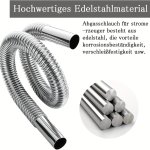 200 Cm Exhaust Hose Generator Exhaust Hose Car Stainless Steel Exhaust Hose Exhaust Hose Fuel Tank Exhaust Hose Diesel Heating E
