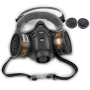 Lightweight Of Gas Mask Protective Mask With Goggles With 2 Filter Element