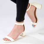 Madison Amira Heel - White - 8