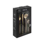 24 Piece Ida Gold-plated Cutlery Set Gold