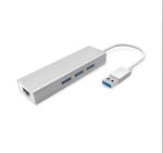 Adapter With 3 Port USB 3.0 Ethernet Hub