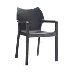 Diva Cafe Chair Polypropylene - Red