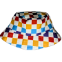 Zulu Amabhinca Blocks Towel Traditional Set Bucket Hat And Beaded Bracelet