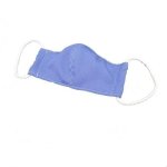 4AKID Adults Reusable Fabric 3-LAYER Non-medical Mask - Large Size - Sky Blue