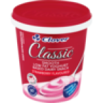 Clover Strawberry Flavoured Low Fat Smooth Yoghurt 1KG