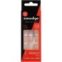 Smudge French Nails Large Pink 24 Piece