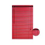 25MM 180 X 200CM Pvc Blinds Chilli Red