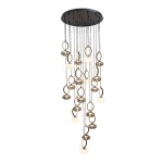 Zion LED Glass Chandelier Light Large