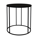 Large Celestial Side Table - Black Gloss Ferro Tex