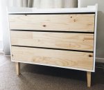 Chest Of Drawers Pine & Supawood Modern & Durable