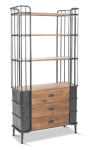 Four Corners Metal And Wood Display Unit SH19027