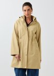 Metallic Trim Hooded Parka Jacket