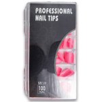 Professional Nail Tips Full Set 100 Pack - Blush Pink