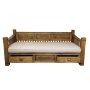 Burmese Teak Daybed With Cushion Sotran Dekorativ