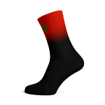 Morocco Flag Socks - XL Black