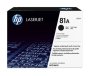 HP 81A Black Toner Cartridge For Laserjet Printers Pro