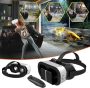 3D VR Glasses - VR Smart Glasses Game Handle Set & Wireless Bluetooth With Goggles Remote Control - Virtual Reality Glasses Comp
