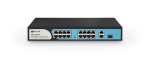 S1200-16P2G1S 19-PORT Unmanaged Poe+ Switch 180W