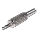 2.5MM Inline 4 Pole Jack Male - 2.5MM 4 Pole Jack Male Metal
