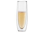 Double Wall Champagne Glasses 170ML 2PK