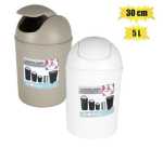 Wastepaper-basket Pl 5L 30CM Marketplace Brits Bros