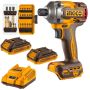 Ingco - Cordless Impact Driver With 2X2AH Batteries Charger & 31BITS Set