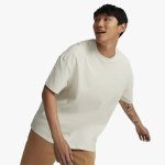 Puma Men's Classics Oversized Cream T-Shirt