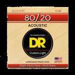 Hi-beam 80 20 Bronze Acoustic Guitar String Set - Custom Light 11-50