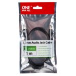 One For All 3.5MM Stereo Audio Jack Cable 1M Livestainable