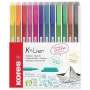 K-liner Set Of 12 Mixed Colour Fine Liners